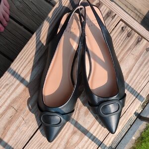 a new day Black Flats Timeless Style
